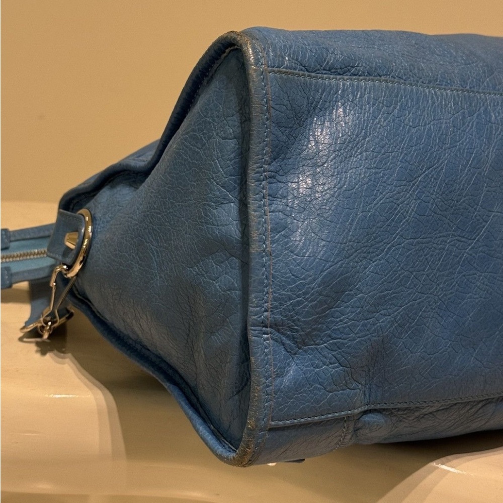 Balenciaga Part Time Le City Blue Leather Bag - Picture 12 of 12